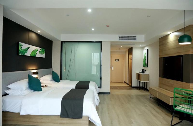 Hotell Thank Inn Chain Fuyang Linquan Stadium