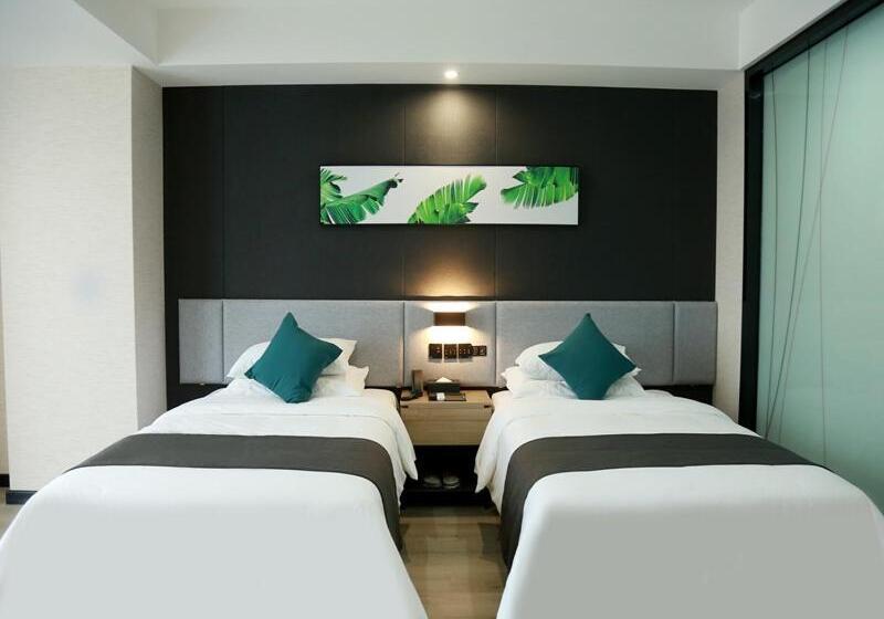 Hotell Thank Inn Chain Fuyang Linquan Stadium