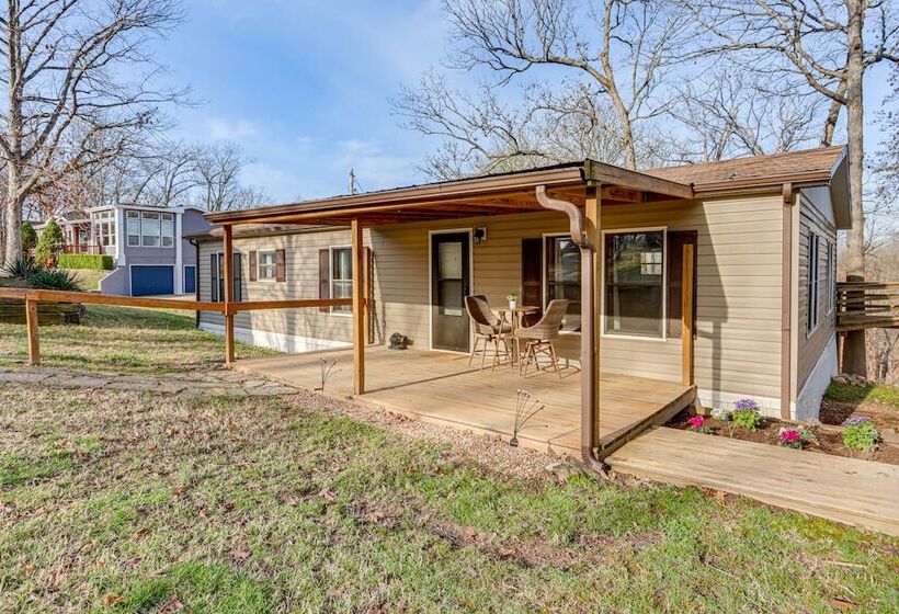 Lakefront Rogers Retreat W/ Grill & Spacious Deck