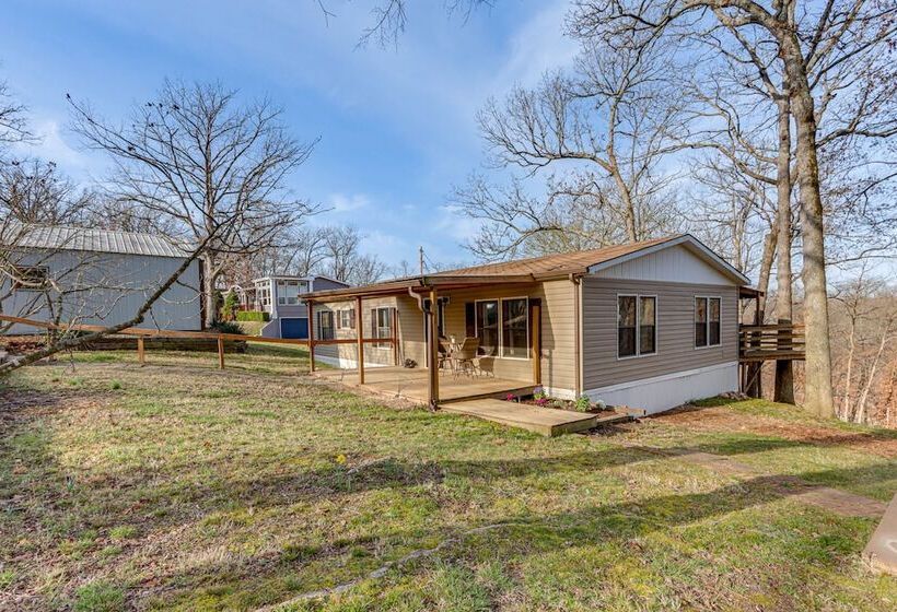 Lakefront Rogers Retreat W/ Grill & Spacious Deck