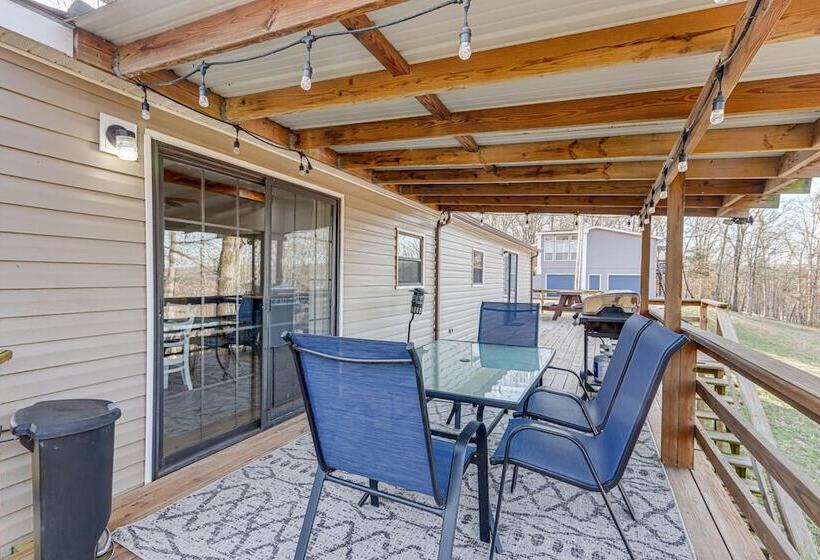 Lakefront Rogers Retreat W/ Grill & Spacious Deck