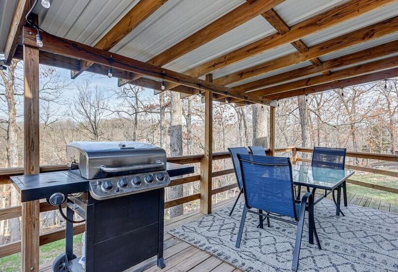 Lakefront Rogers Retreat W/ Grill & Spacious Deck