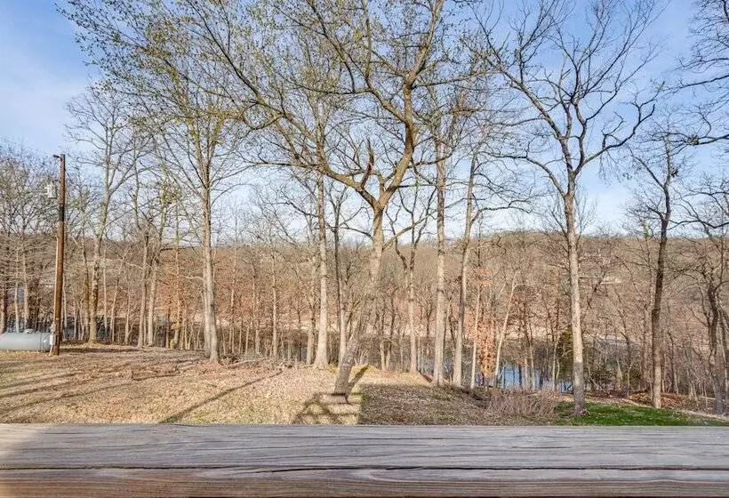 Lakefront Rogers Retreat W/ Grill & Spacious Deck