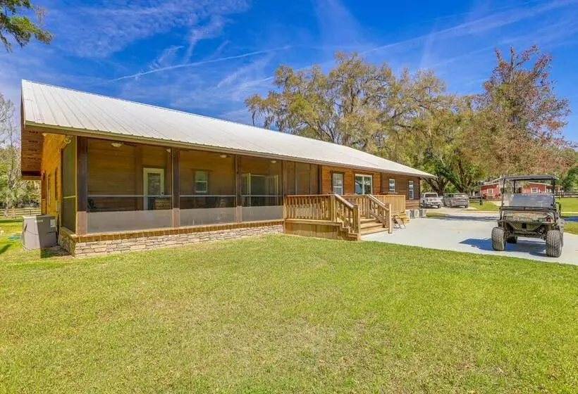 Tranquil Suite W/ Porch < 2 Mi To Cedar Lakes!