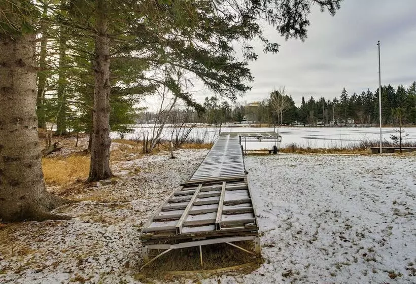 Bigfork Cabin On Long Lake Near Snowmobile Access