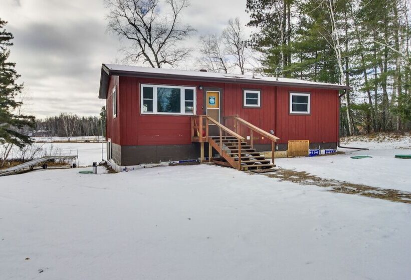 Bigfork Cabin On Long Lake Near Snowmobile Access