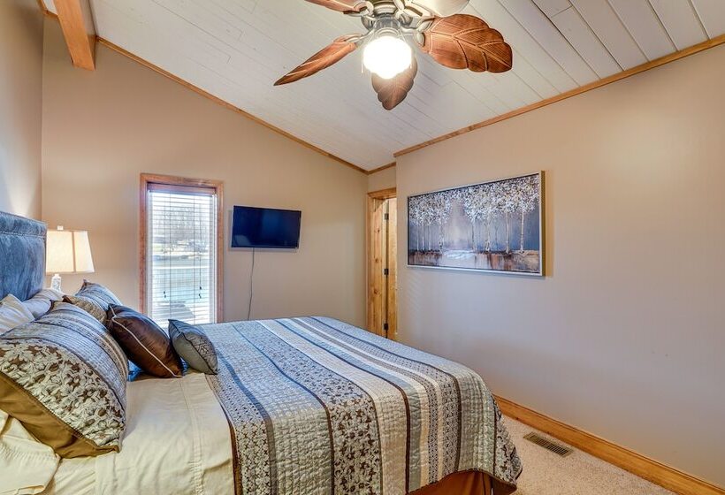 Private Dock: Lakefront Sunrise Beach Home