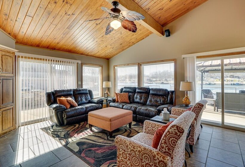 Private Dock: Lakefront Sunrise Beach Home