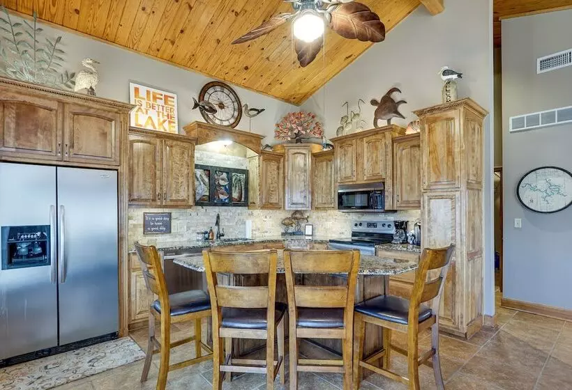 Private Dock: Lakefront Sunrise Beach Home