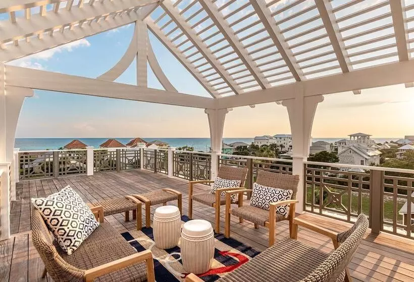 Rooftop Deck, Gulf View, Pool, Firepit, Walk To Public Beach & Rosemary Beach
