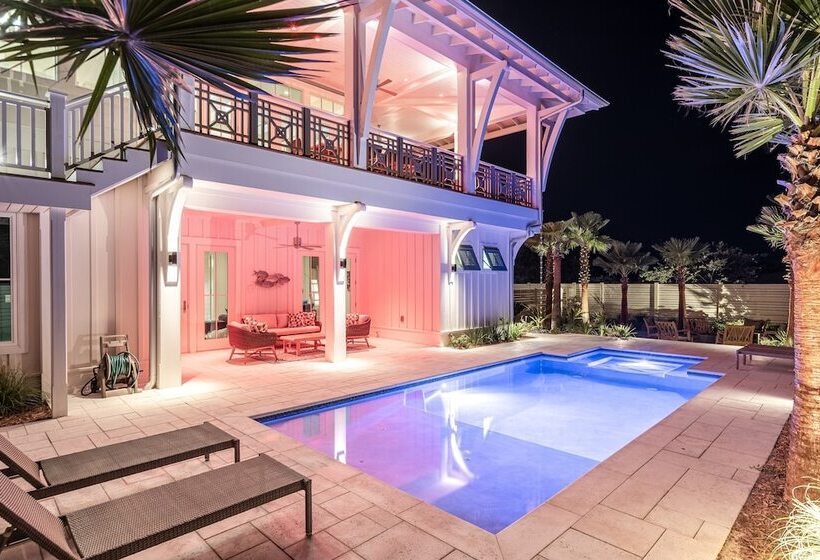 Rooftop Deck, Gulf View, Pool, Firepit, Walk To Public Beach & Rosemary Beach