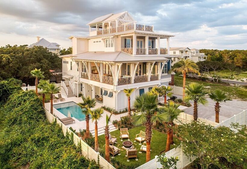 Rooftop Deck, Gulf View, Pool, Firepit, Walk To Public Beach & Rosemary Beach