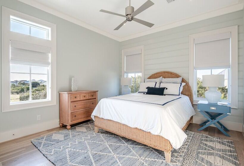 Rooftop Deck, Gulf View, Pool, Firepit, Walk To Public Beach & Rosemary Beach