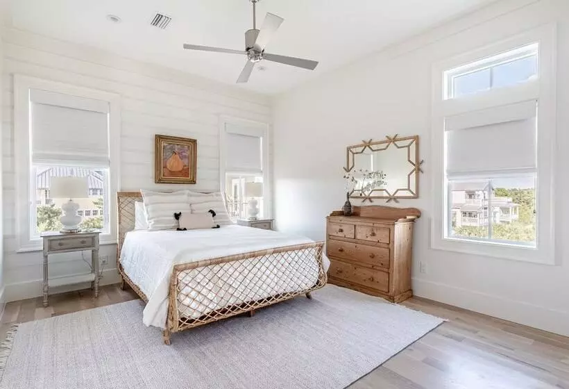 Rooftop Deck, Gulf View, Pool, Firepit, Walk To Public Beach & Rosemary Beach