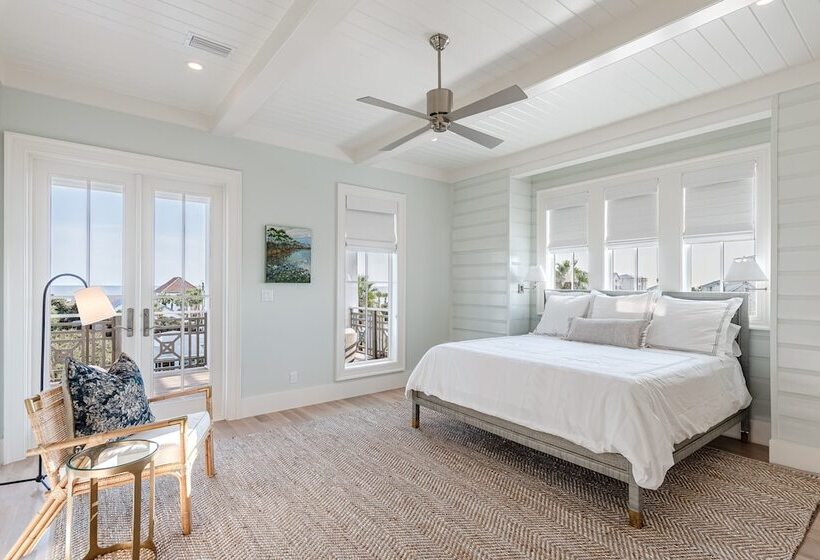 Rooftop Deck, Gulf View, Pool, Firepit, Walk To Public Beach & Rosemary Beach