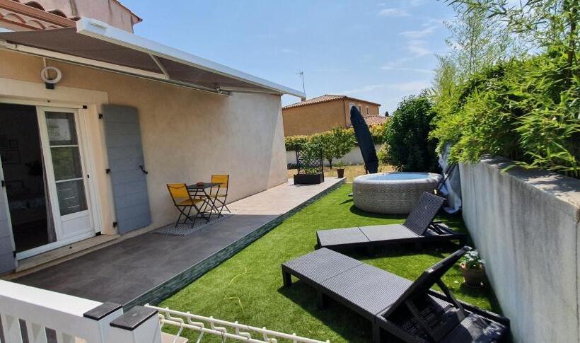 Пансион Chambre Indépendante Avec Terrasse Et Jardin Privatif