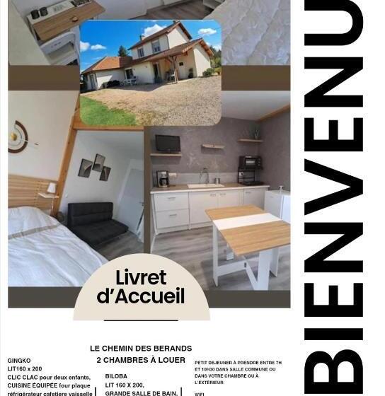 צימר Le Chemin Des Bérands Chambres D Hôtes Renaison