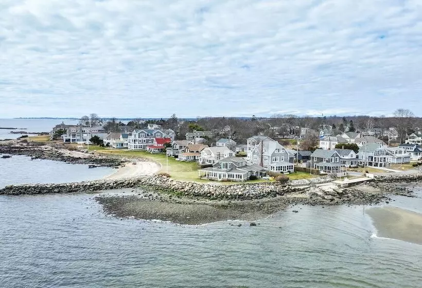 Dreamy Waterfront Westbrook Home On Private Beach