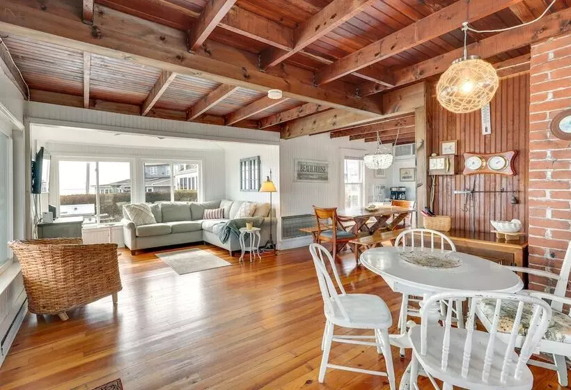 Dreamy Waterfront Westbrook Home On Private Beach