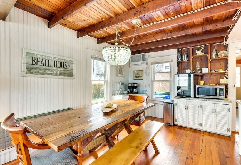 Dreamy Waterfront Westbrook Home On Private Beach