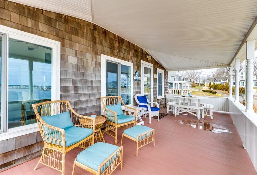 Dreamy Waterfront Westbrook Home On Private Beach