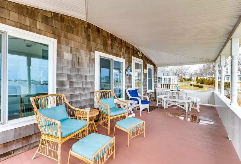 Dreamy Waterfront Westbrook Home On Private Beach