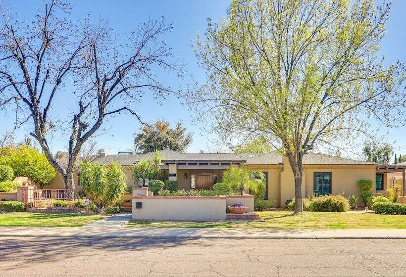 Spacious Uptown Phoenix Home W/ Pool & Yard Games!