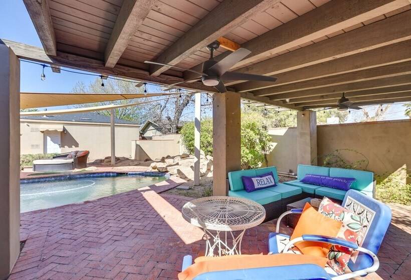 Spacious Uptown Phoenix Home W/ Pool & Yard Games!