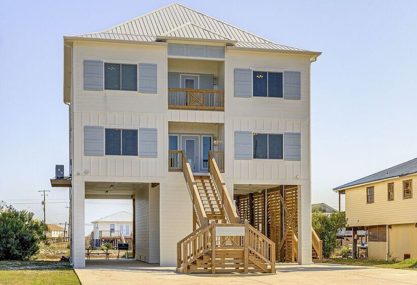 Waterfront Dauphin Island Home < Half Mi To Beach!