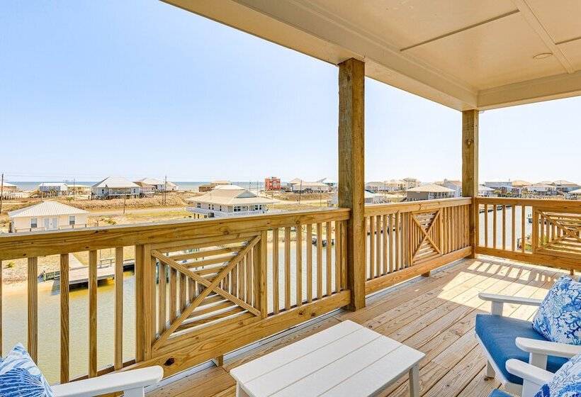 Waterfront Dauphin Island Home < Half Mi To Beach!