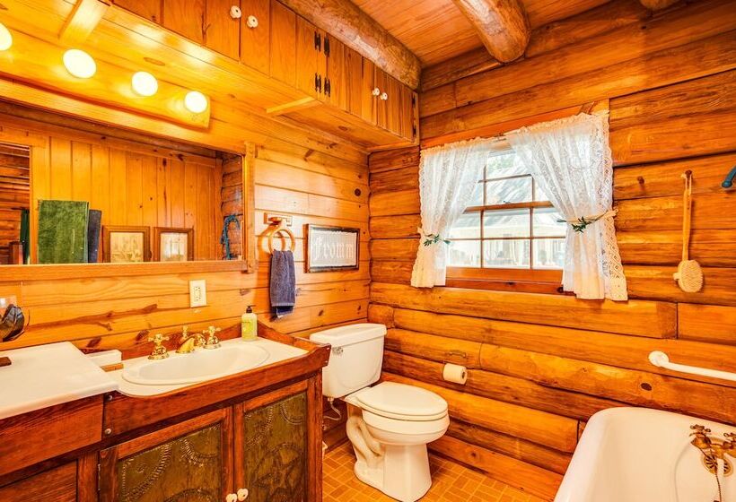 Waterfront Livingston Log Cabin W/ Private Dock!