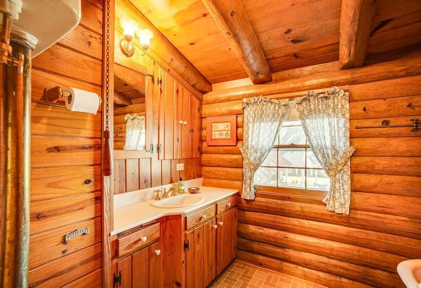 Waterfront Livingston Log Cabin W/ Private Dock!