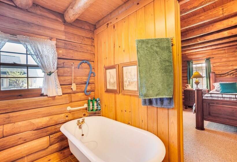 Waterfront Livingston Log Cabin W/ Private Dock!