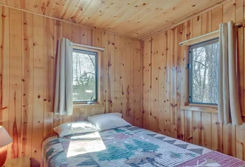 Lake Access, Boat Slip: Wooded Park Rapids Cabin!