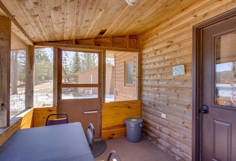 Lake Access, Boat Slip: Wooded Park Rapids Cabin!