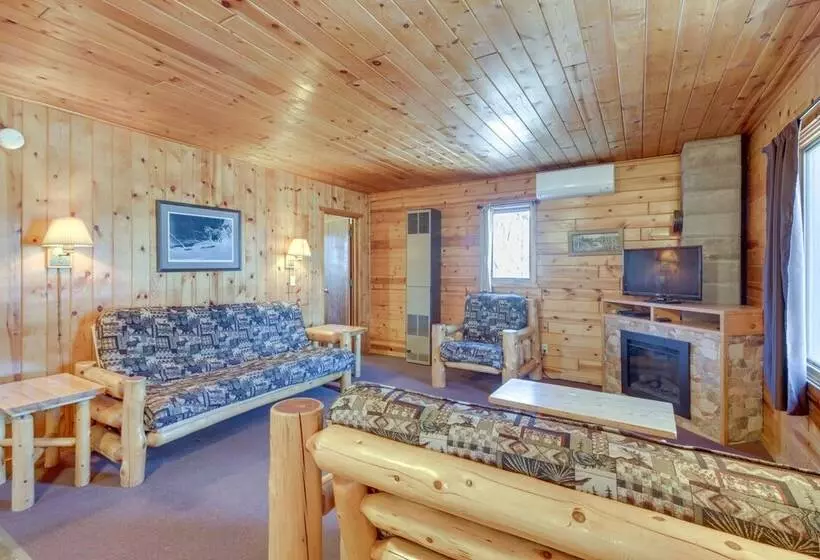 Lake Access, Boat Slip: Wooded Park Rapids Cabin!