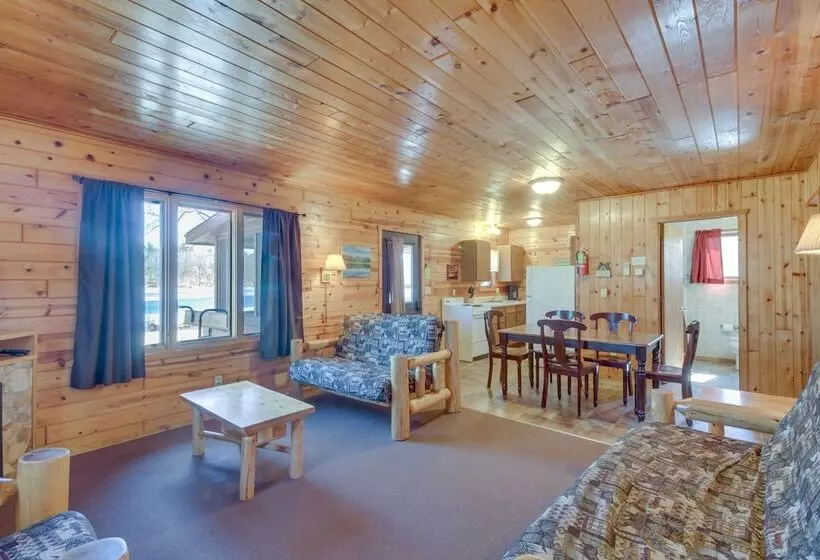 Lake Access, Boat Slip: Wooded Park Rapids Cabin!