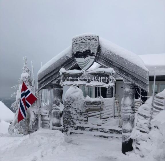 酒店 Norefjell   Storhytte Med Jacuzzi Og Fantastisk Beliggenhet