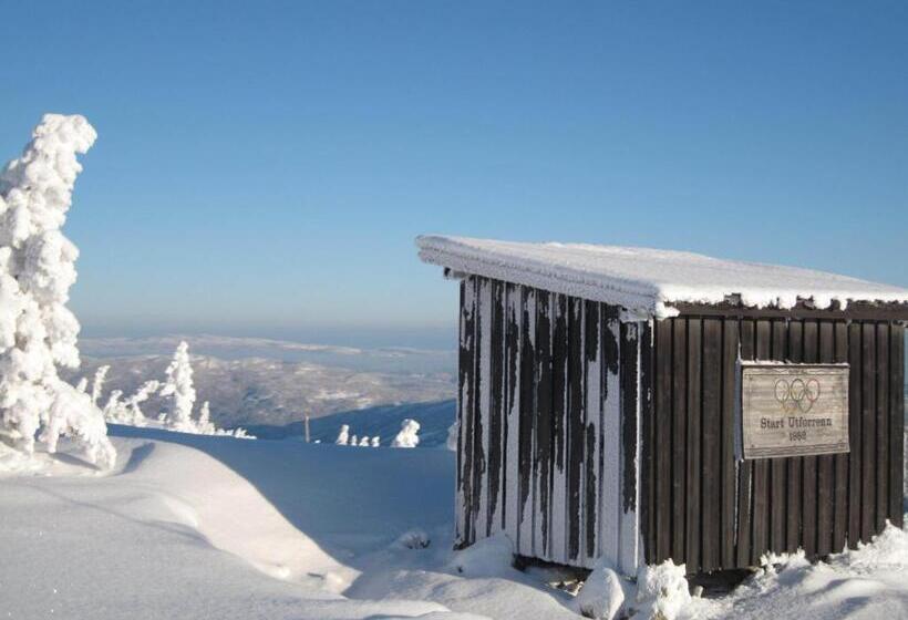 酒店 Norefjell   Storhytte Med Jacuzzi Og Fantastisk Beliggenhet