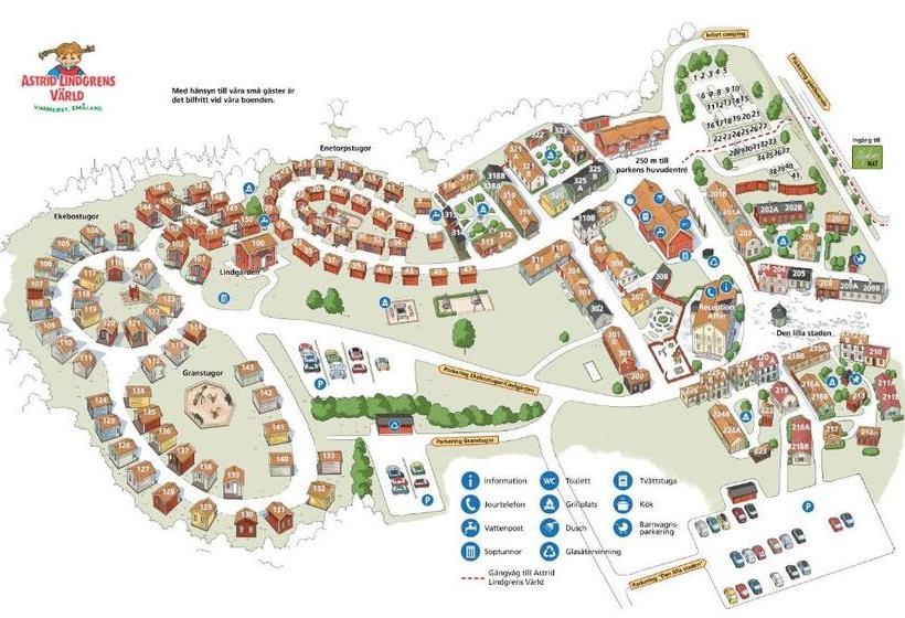 리조트 Astrid Lindgrens Världs Gästboende