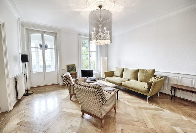 צימר Am Pavillon, Bed&kitchen