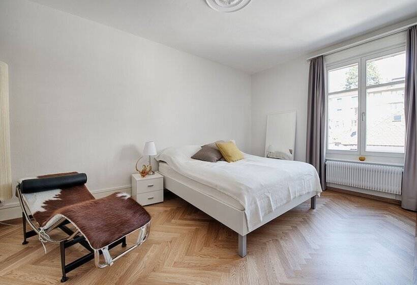 צימר Am Pavillon, Bed&kitchen