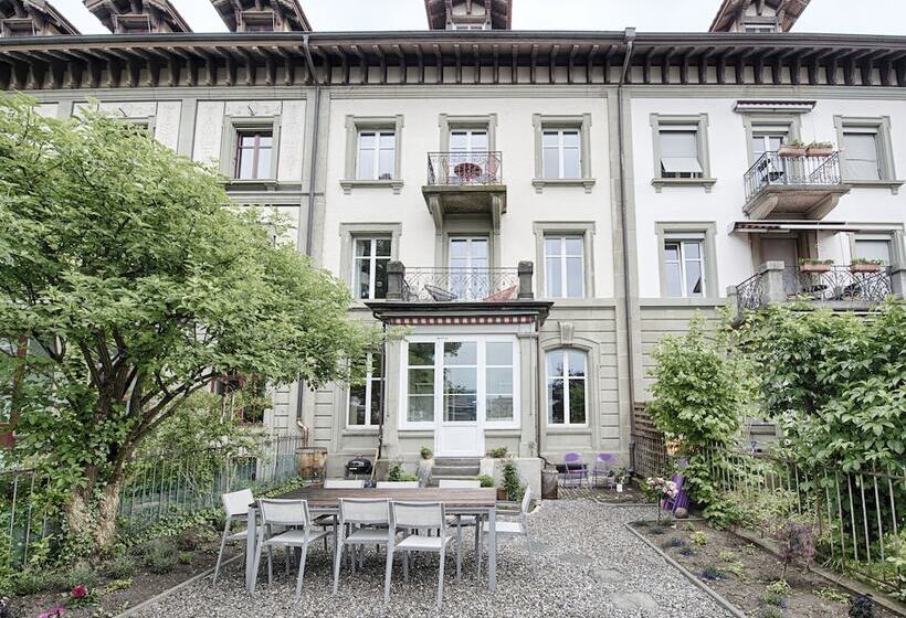 צימר Am Pavillon, Bed&kitchen