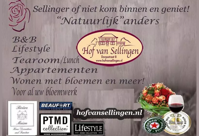 Aamiaismajoitus (B&B) Hof Van Sellingen