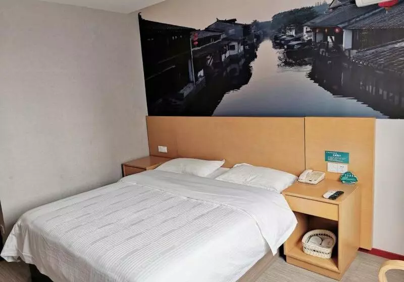 Hotelli Greentree Inn Jiangsu Suzhou International Film City South Jinshan Road Express