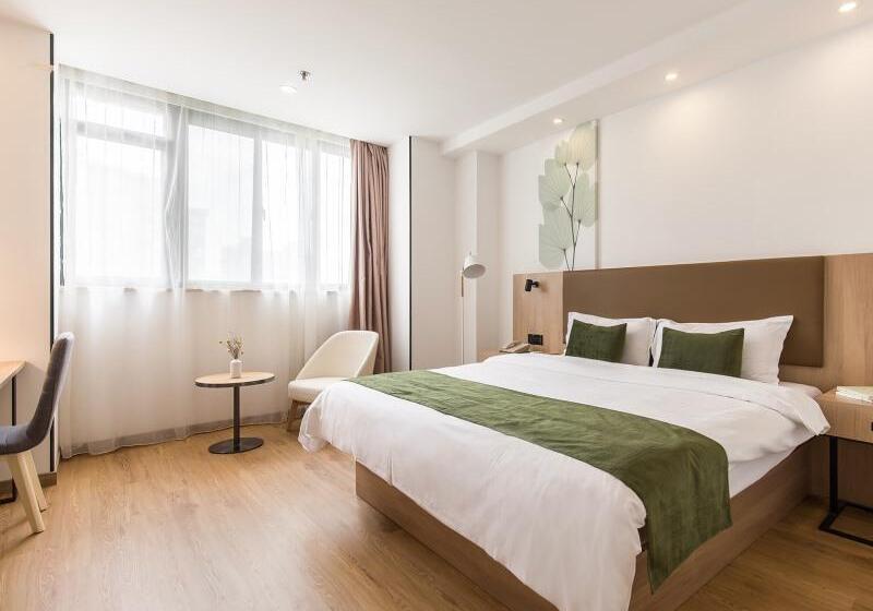Отель Greentree Inn Shanghai Zhoupu Town Xiupu Road Business