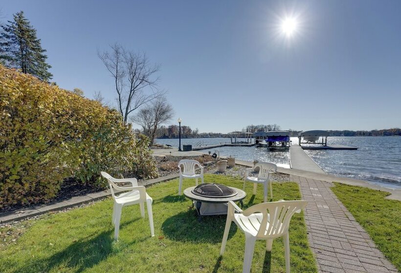 Lakeside Michigan Retreat W/ Boat Dock & Fireplace