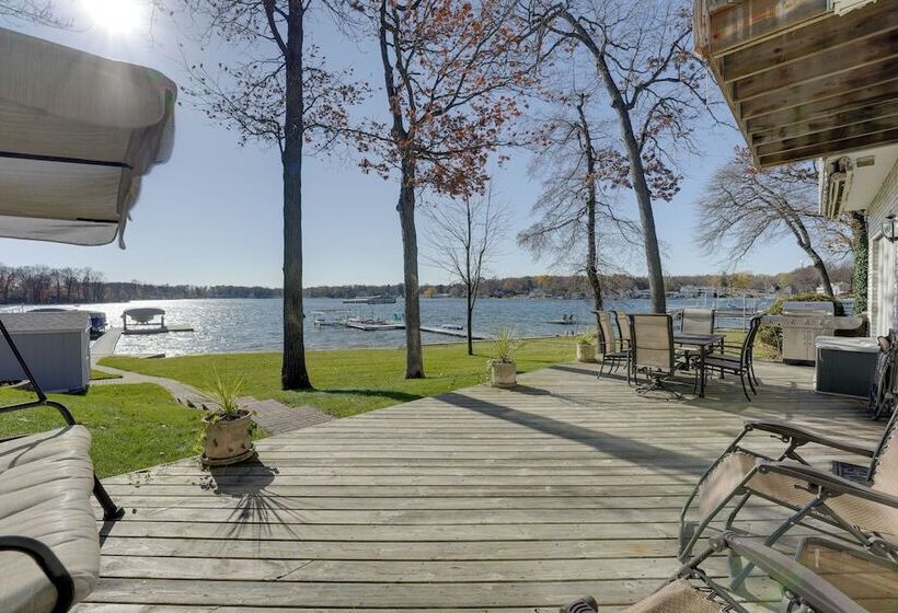 Lakeside Michigan Retreat W/ Boat Dock & Fireplace
