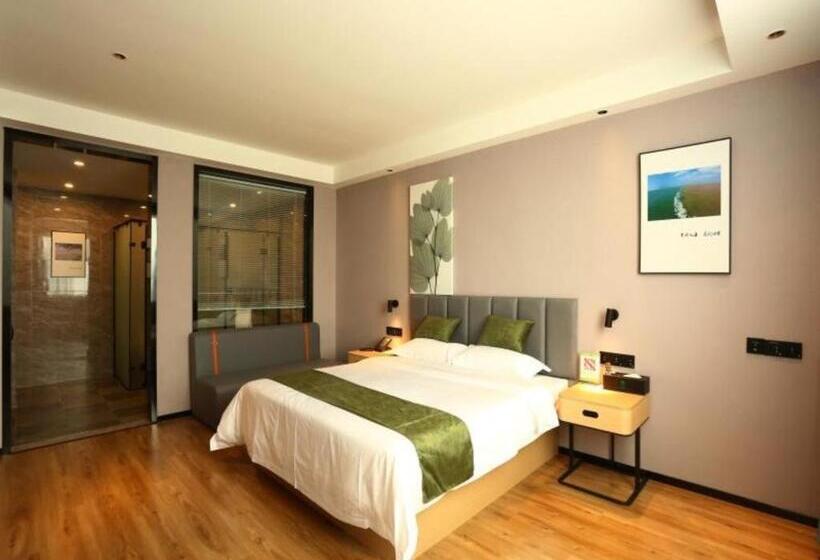 בית מלון כפרי Green Tree Inn Shandong Dongying Lijin County Phoenix Plaza