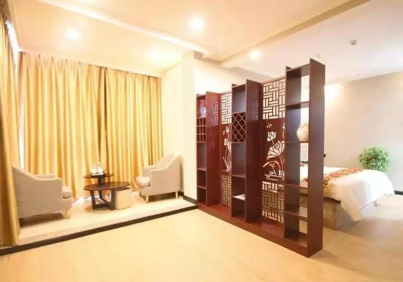 Hotelli Greentree Inn Shandong Zaozhuang Tengzhou Fuqian Road Longquan Square Business